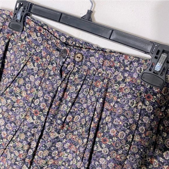 Vintage Handmade Ditsy Floral Midi Prairie Skirt M - Picture 6 of 12